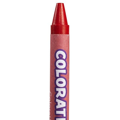 Colorations Regular Crayons, 8 Colors per set, 12 Sets included, 96 Crayons, Each set Individually Packaged, Personalize & Decorate for Gifts, Arts & Craft Craft for Children, Kids Crafts