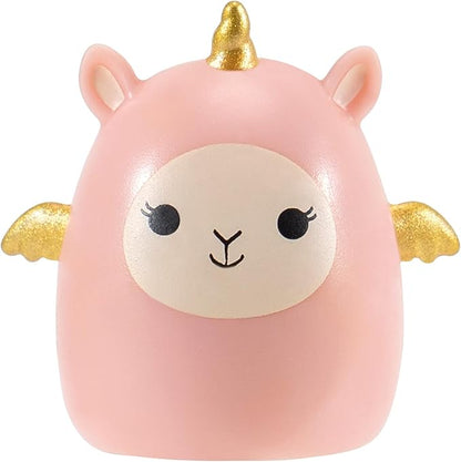Squish-a-longs 8 Pack - 1” Mini-Squish with 2 Accessories, 1 Ring, and a Collector’s Guide - Collect, Trade, & Play