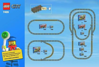 LEGO City Flexible Tracks 7499 Train Toy Accessory