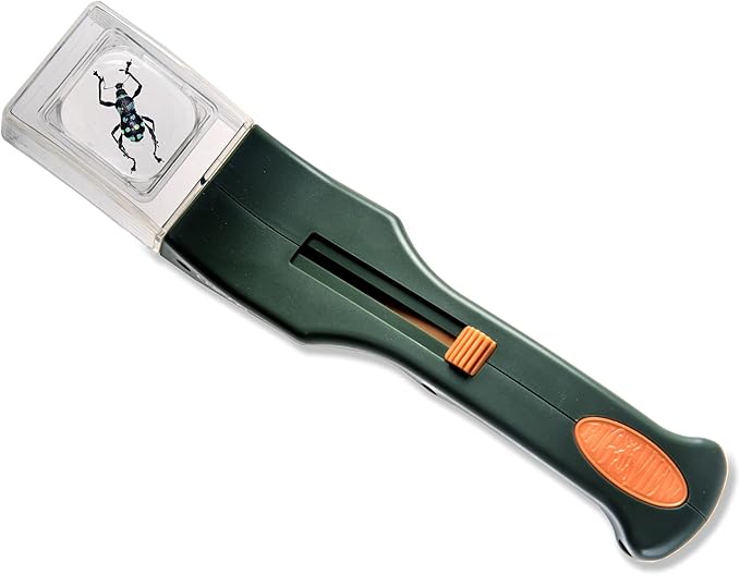 Carson BugView 5x Magnifier Quick-Release Bug Catching Tool, Stem Educational Toy for Kids and Adults (HU-10)