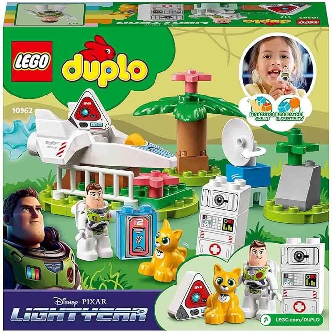 LEGO® DUPLO® Disney and Pixar Buzz Lightyear’s Planetary Mission 10962 Building Toy for Preschooler Space Fans;Playset for Toddlers