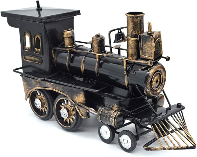 Sooye Diecast Model Locomotive Classic Locomotive Collectible Model Train Classic Home Decor (Locomotive)