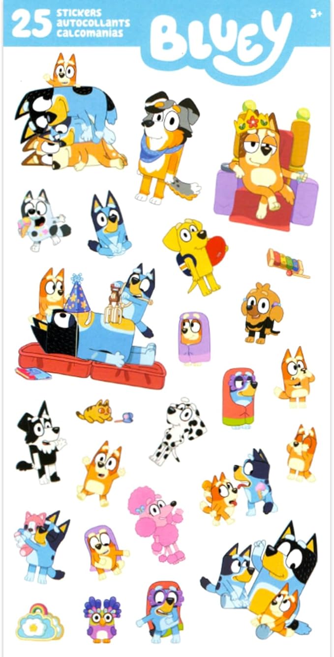 Bluey Activity Set for Kids - Bundle with Bluey Dough Tubs and Bluey Imagine Ink Coloring Book for Boys, Girls Plus Stickers | Bluey Activities for Kids