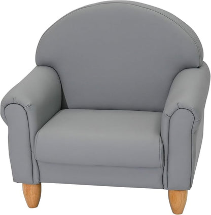 Children's Factory As We Grow Toddler Chair, Flexible Seating for Daycare or Preschool, Kids Reading Couch, Playroom Furniture, Gray