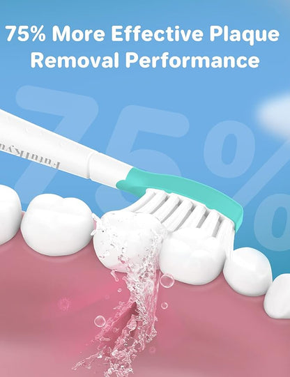 FutulkyUS Kids Replacement Brush Heads for Philips Sonicare: Electric Soft Toothbrush Head Compitable with 4100, Standard Head for Boy Girl Over 7 Years Old, 6 Pack