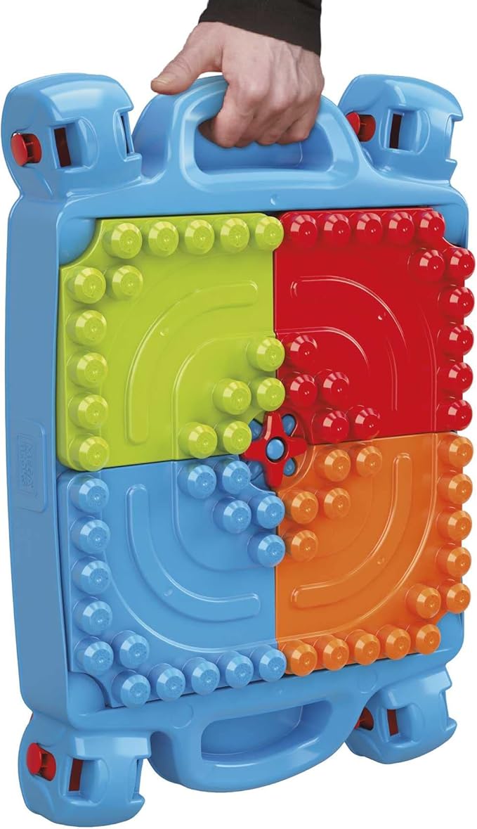 Mega Bloks First Builders Build 'n Learn Table with Big Building Blocks, Building Toys for Toddlers (30 Pieces)