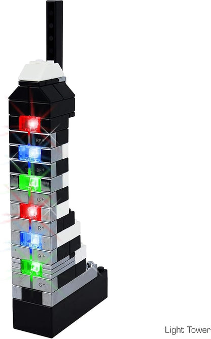 E-Blox Power Blox Builder - Plus Kit 3D LED Light-Up Building Blocks Toys Set for Kids Ages 8+