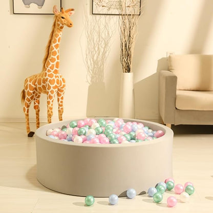 GOGOSO Ball Pit Balls for Toddles, Kids Plastic Balls for BallPit, Pool, Baby Party Accessories, Birthday Decoration 50 100 200 500 1000