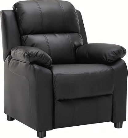 JC Home Macaron Kids Reclining Chair Leather Recliner Sofa Toddler Youth Children Child Ages 2-8