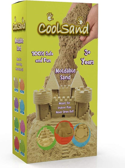 2 Pound Refill Pack - Moldable Indoor Play Sand in Resealable Bag Blue