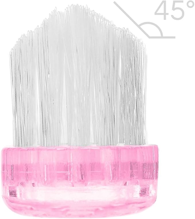 Supersmile New Generation Toothbrush w/Patented 45° Soft Nylon Bristles - Whitening Tooth Brush w/Ergonomic Handle Guarantees ADA Recommended Brushing Angle for Adults & Children (Pink)