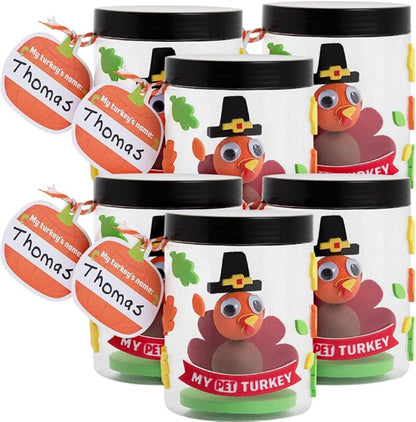 Fun Express PET Turkey in A JAR CK-6 - Craft Kits - 6 Pieces