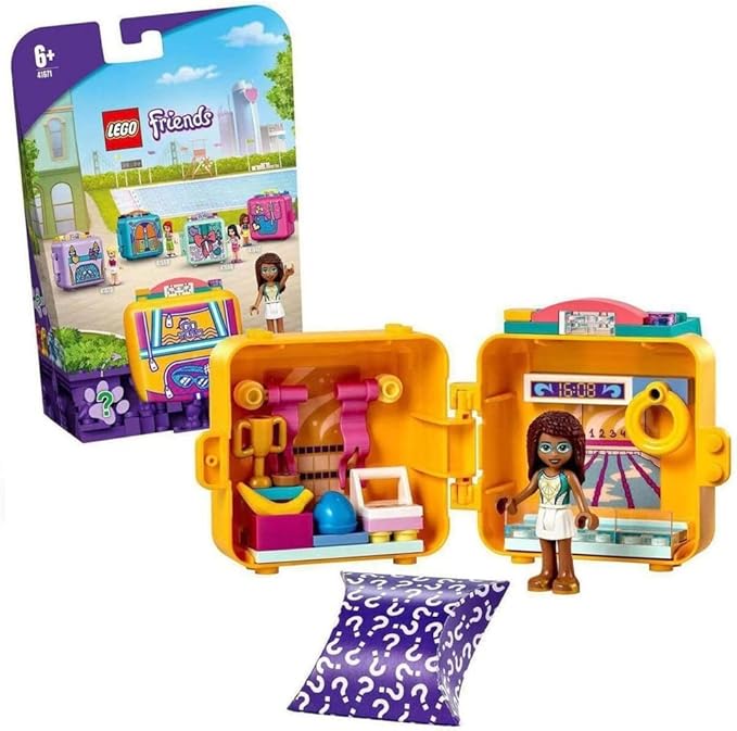LEGO Friends Andrea's Swimming Cube 41671 Building Kit Set; Includes a Pet Toy for Kids in a Random Color; Swimming Toy Sparks Hours of Imaginative Play for Creative Kids; New 2021 (59 Pieces)