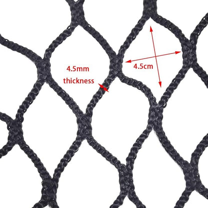 Child Safety Net 3.28ft x 9.84ft Stair Balcony Railing Protector/Pet Toy Anti-Fall Sturdy Polyester Black – 1 Pack