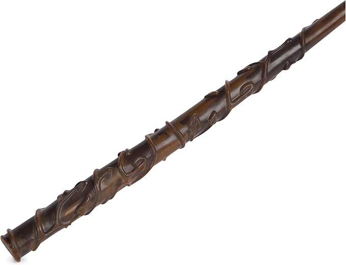 Wizarding World Harry Potter, 12-inch Magical Collector Hermione Granger Wand with Stand & Die-cast Icon, Magical Creatures Series