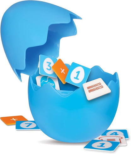 Learning Resources Math Scramble Game,Educational Games for Kids, Math Games for Kids, Early Math Skills, Addition and Subtraction Games, 87 pieces, Ages 5+