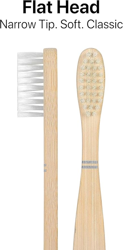 Sea Turtle Plant-Based Bristles, Soft Bamboo Toothbrushes, Individually Sealed for Kids (10 Pack)