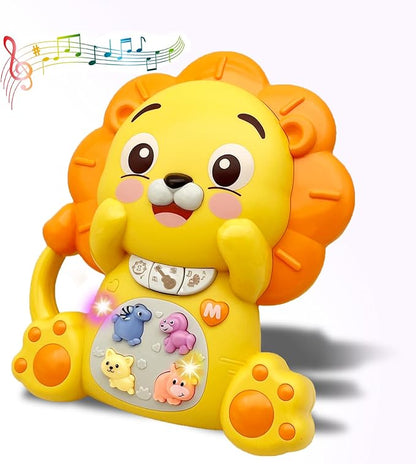 Musical Toys for 1 Year Old Boys and Girls, Baby Light Up Piano Keyboard Musical Toys for Toddlers 1-3, Early Learning Educational Infant Toys, 1 Year Old Baby Boy Girl Toys Gifts (Lion)