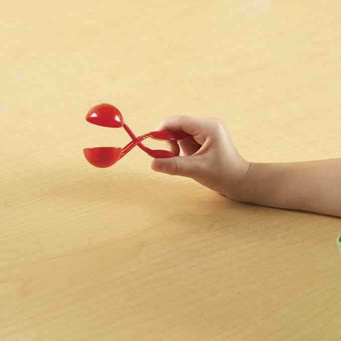 Learning Resources Squeezy Tweezers, Fine Motor Tools for Toddlers, Assorted Colors, Set of 6, Ages 3+