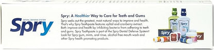 Spry Xylitol Toothpaste for Kids 5oz. Fluoride Free Toothpaste, Teeth Whitening Kids Toothpaste with Xylitol, Natural Breath Freshening, Mouth Moisturizing Ingredients, Bubble Gum (Pack of 1)