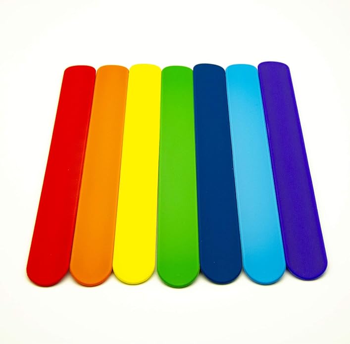 Wholesale Silicone Rubbber Slap Bracelets,Soft & Safe for Party Favors,Rolling Holder,Funny&Durable,Customize & Reuse!