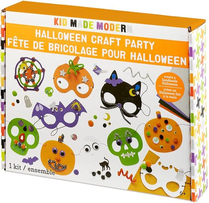 Kid Made Modern Halloween Craft Kit for Kids Ages 6+ - 200+ Pieces DIY Arts and Crafts Kit for Art Projects - Halloween Activities Decorating Kit for Classroom