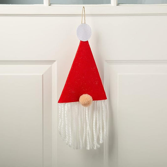 Christmas Gnome Door Sign Craft Kit - 16" | Red | 1 Set