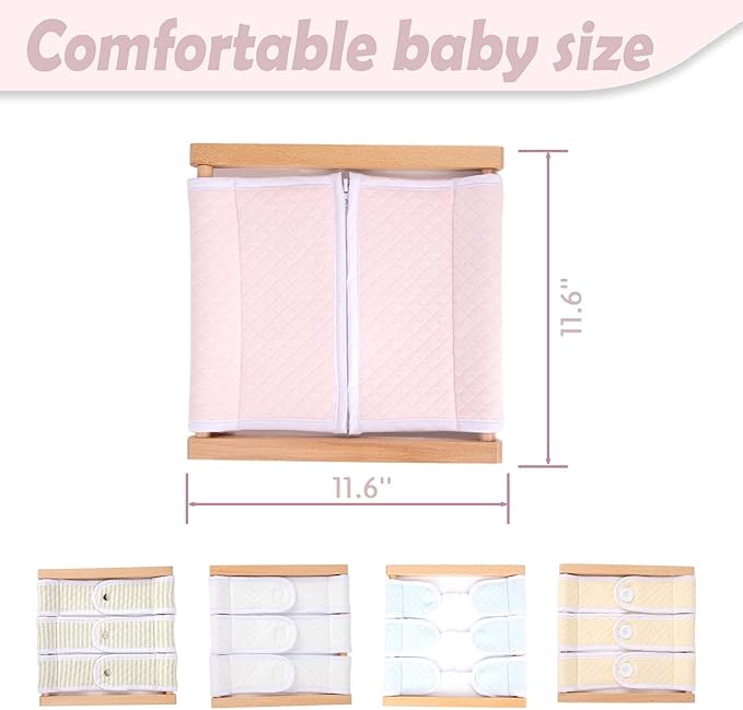 Montessori Wooden Toys for Dressing Learning Board Learning Basic Dressing Skills - Buttons, Snaps, Zippers, Belt Buckles & Velcro Toys for 1 2 3 Year Old Toddlers Sensory Toy Gifts(Zipper Clothing)