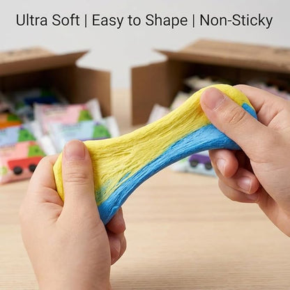 Air-Dry Foam Clay Bulk for Cosplay, Slime and School Projects - Soft Magic Modelling Clay for Kids and Adult - Art & Crafts Project and Classroom Supplies, Party Favors - 32 Packs, 16 Colors, 25g Pack