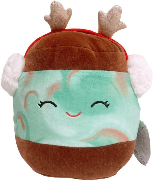 Squishmallows Officially Licensed Kellytoy B Christmas 2024 Squad Plush -Squishy Stuffed Animal Toy - Gift for Kids, Girls & Boys 8 Inch (Revna Ice Cream)