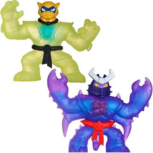 Heroes of Goo Jit Zu Goo Shifters Liquid Gold Pantaro VS Shadow Orb Scorpius Versus Pack, Two Stretchy, Squishy Goo Filled Toys with a Unique Goo Transformation., Multicolor