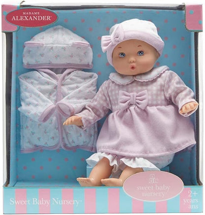 Madame Alexander 12-Inch Sweet Baby Nursery Doll, Blossoms and Bows