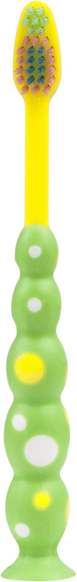 Kids Healthy Fun Suction Cup Soft Toothbrushes, 4 Count Twin Pack