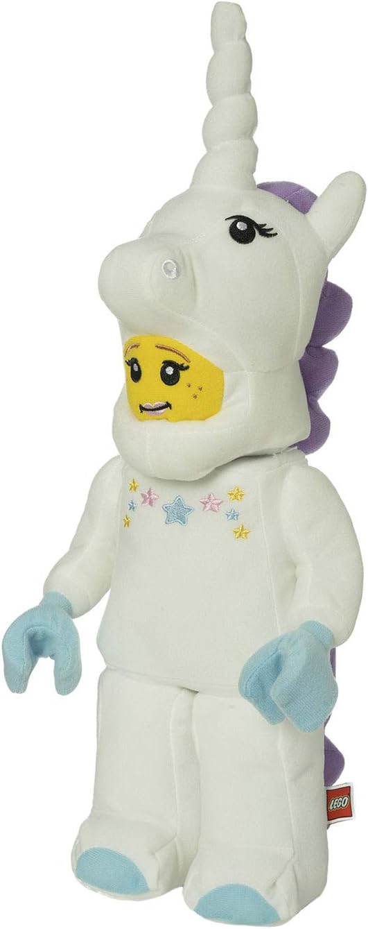 Lego Minifigure Unicorn Girl 17" Plush Character