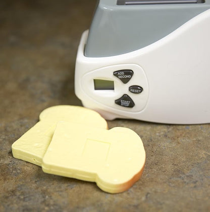 Constructive Playthings 4 pc. Pretend Play Action-Fun Appliances Set with 8" H. Blender, Mixer, Popping Toast Toaster and Water Dispensing Coffee Maker for Ages 3 Years and Up