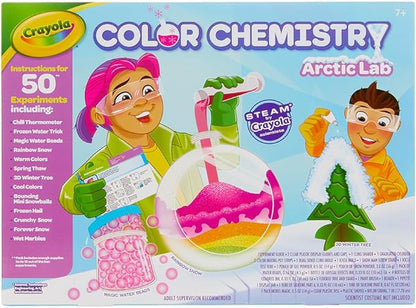 Crayola Arctic Color Chemistry Set for Kids, Steam/Stem Activities, Educational Toy, Ages 7, 8, 9, 10