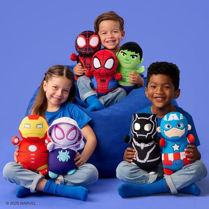 Squishmallows Original Marvel Spidey and His Amazing Friends 10in Captain America HugMees – Ultrasoft Official Jazwares Plush (Medium-Sized)
