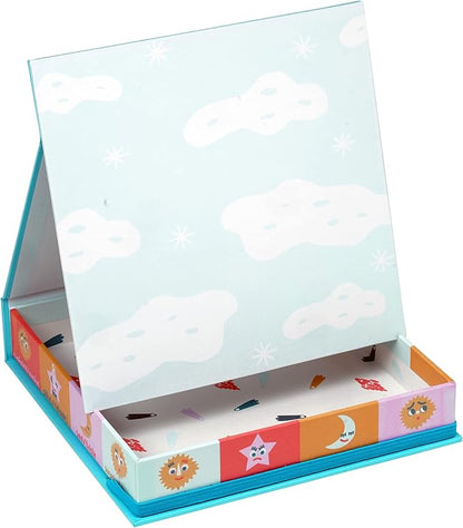 Manhattan Toy On-The-Go Making Faces 44-Piece Magnetic Travel Activity Toy for Kids 3 Years and Up