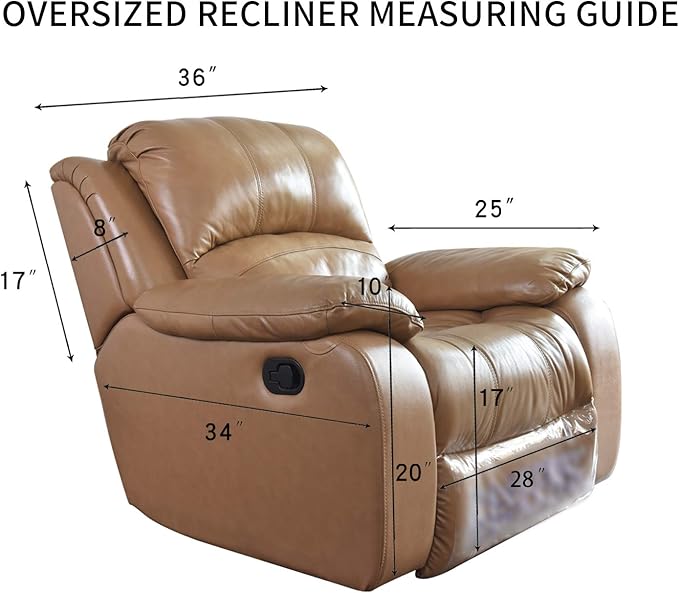 PureFit Reversible Quilted Oversized Recliner Sofa Cover, Water Resistant Furniture Protector, Washable Couch Cover with Elastic Straps for Kids, Dogs, Pets (Large, Chocolate/Beige)