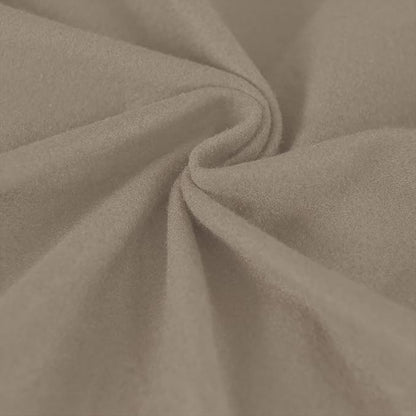 Easy-Going 8 Pieces Microfiber Stretch Sectional Recliner Sofa Slipcover Soft Fitted Fleece 3 Seats Couch Cover Washable Furniture Protector with Elasticity for Kids Pet(Recliner Sofa, Natural)