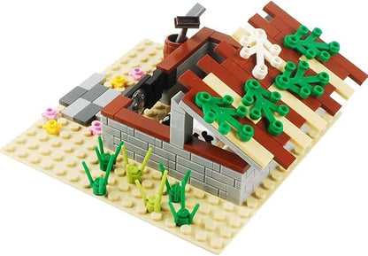 Farm Field Set Building Blocks Plant Animal Crops Building Bricks Kit DIY Building Set Compatible All Major Brands (#C)