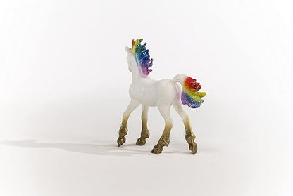 Schleich bayala, Unicorn Toys for Girls and Boys Rainbow Love Unicorn Foal with Rainbow Mane and Tail, Ages 5+
