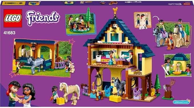 LEGO® Friends Forest Horseback Riding Center 41683 Building Kit; Horse Riding