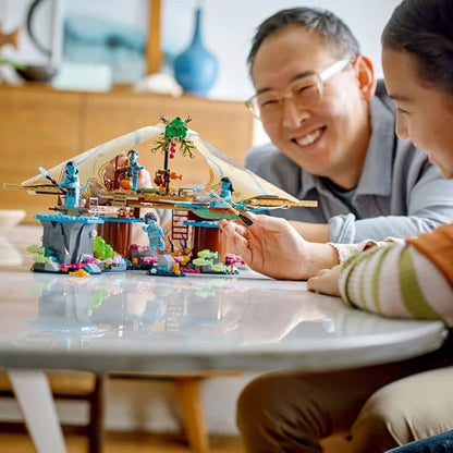 Lego Avatar: The Way of Water Metkayina Reef Home 75578, Building Toy Set with Village, Canoe, Pandora Scenes, Neytiri and Tonowari Minifigures, Movie Set