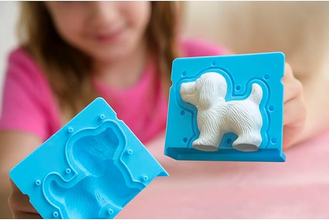 4M 3D Mould & Paint - Puppy Dogs Kit for Kids Ages 5+ - Create, Paint, and Decorate Adorable Puppy Figurines!