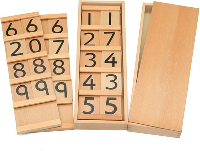 Montessori Math Materials Teens & Tens Boards Preschool Toddler Toys Seguin Boards Home Edition