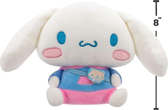 Jazwares Hello Kitty and Friends, Cinnamoroll Series 1 Plush - Hoodie Fashion and Bestie Accessory - Officially Licensed Sanrio Product from