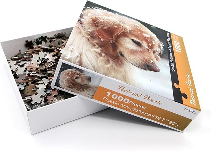 Jigsaw Puzzles 1000 Pieces for Adults 1000 Piece Puzzles for Adults and Kids (Cute Pet Dog)