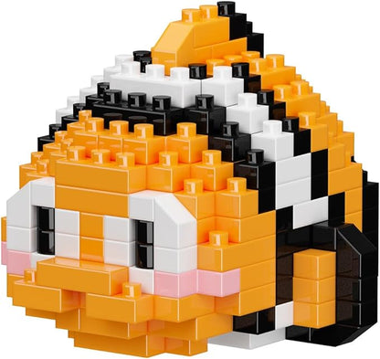 Marine Animals Building Blocks Sets Mini Building Blocks Ocean Animal Sea Creatures Building Blocks Set Mini Building Blocks Toys STEM Gifts for Kids Adult(Clownfish)