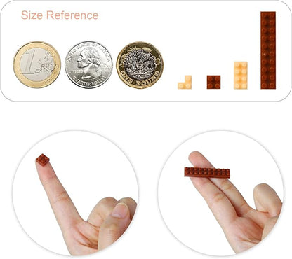 Larcele Micro Dog Building Blocks Pet Mini Building Toy Bricks,950 Pieces KLJM-02 (Old English Sheepdog)